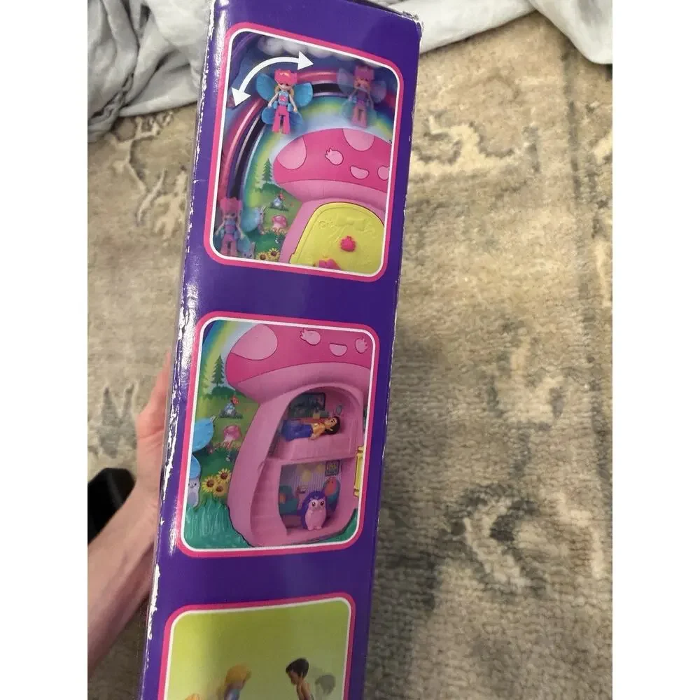 Polly Pocket Hedgehodge Mom & Baby Toy NEW Open Box